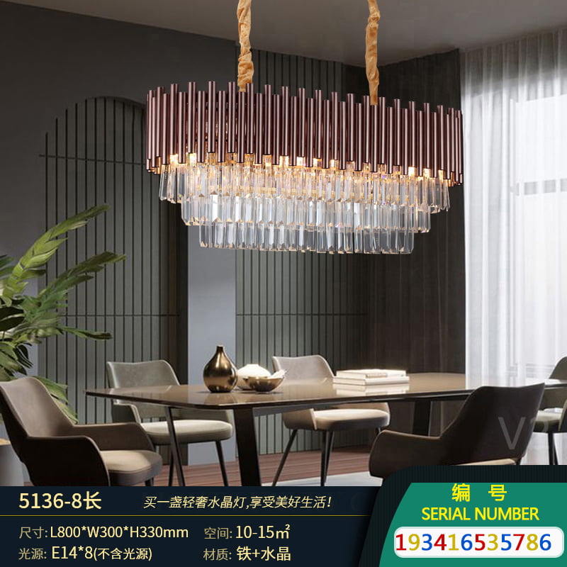 Đèn pha lê sang trọng -5136-8