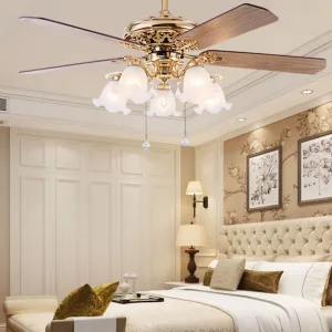 Quạt đèn trần trang trí cao cấp DC-8021