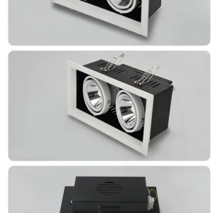 Đèn âm trần Hộp Plus điều chỉnh 8 hướng