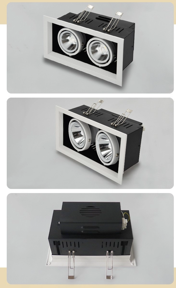 Đèn âm trần Hộp Plus điều chỉnh 8 hướng