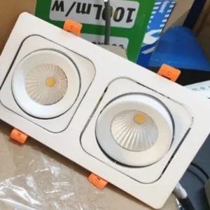 Đèn âm trần đôi màu trắng Plus Pro trang trí nhà hiện đại