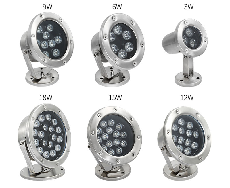 Đèn LED âm nước đế ngồi 18W – SunLED - Ảnh 5