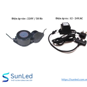 Bộ đổi nguồn 220V - 12/24 V.AC - SunLED