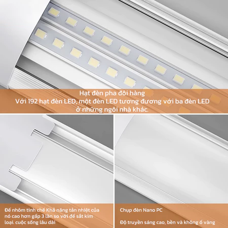 Đèn LED Tuýp Bán Nguyệt 1m2 Sunled – Giải Pháp Chiếu Sáng Hiệu Quả Cho Mọi Không Gian - Ảnh 5
